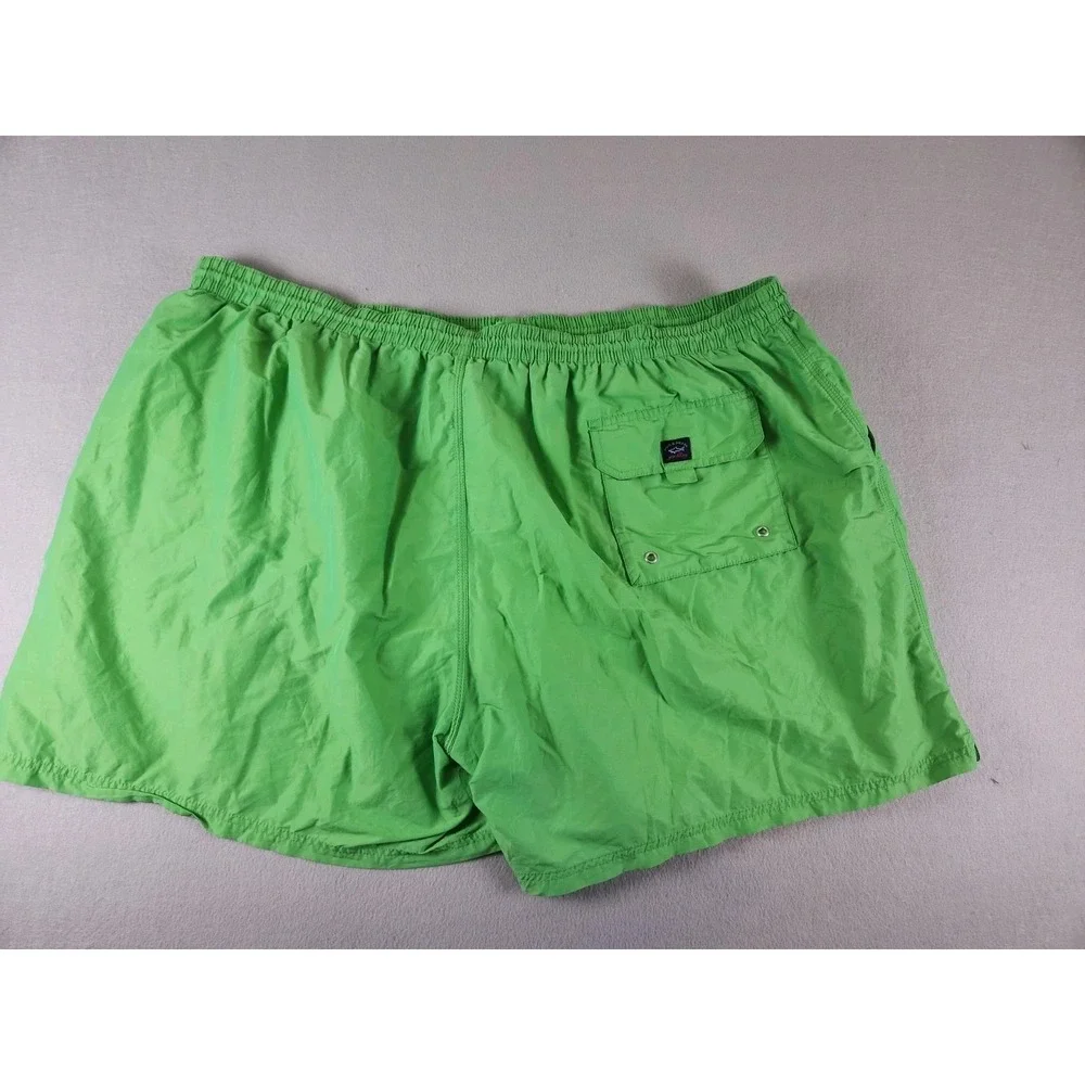 Paul & Shark Green Shimmer Light Summer Shorts sz 4XB